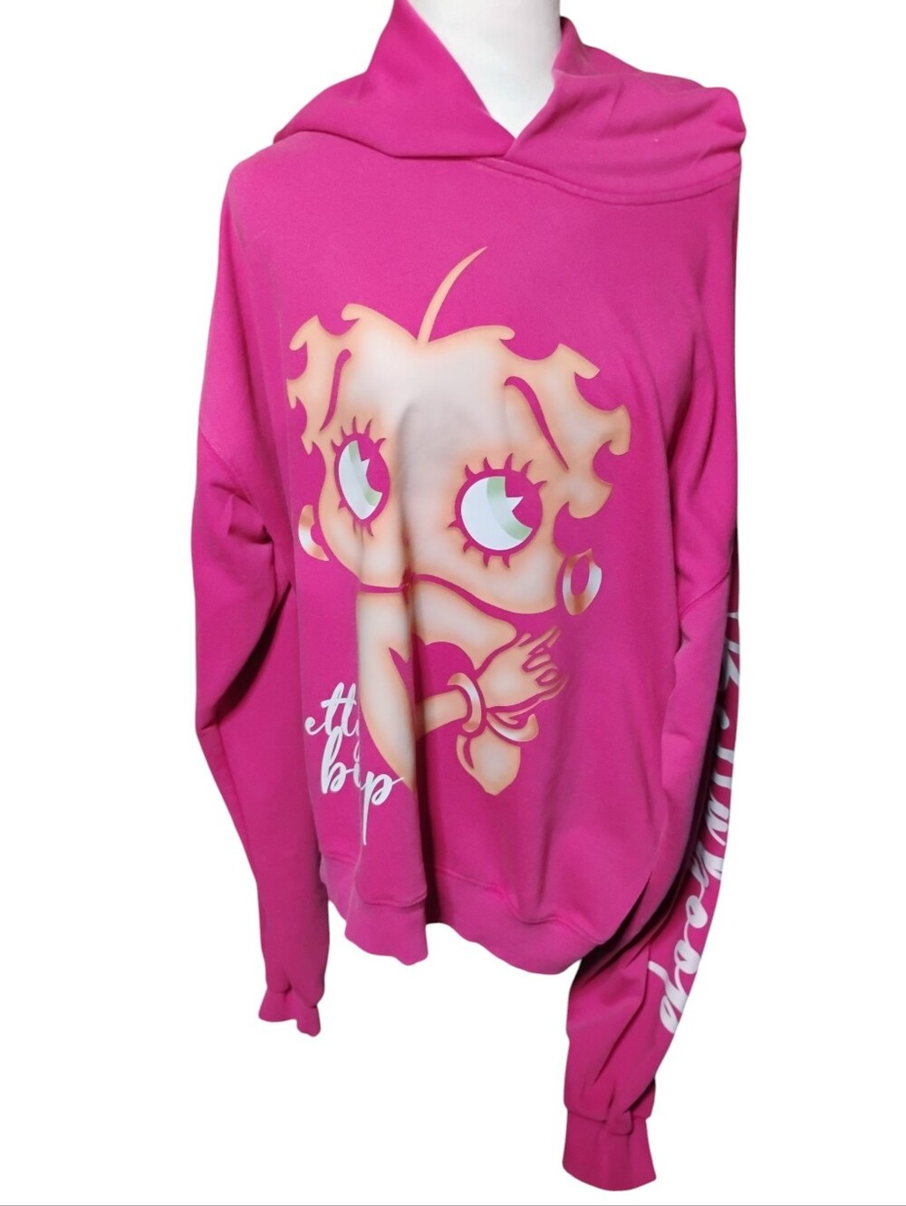 ❤️Pink Betty Boop Graphic Hoodie